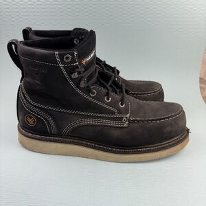 Hawx Grade Work Comp Toe Work Boots Men’s Size 12D Black Leather